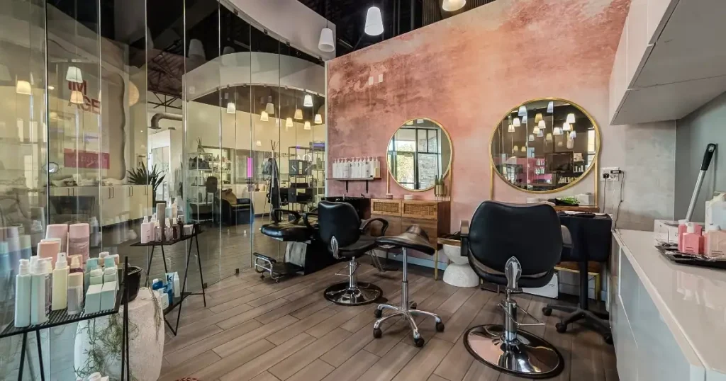 thoughtfully designed salon spaces